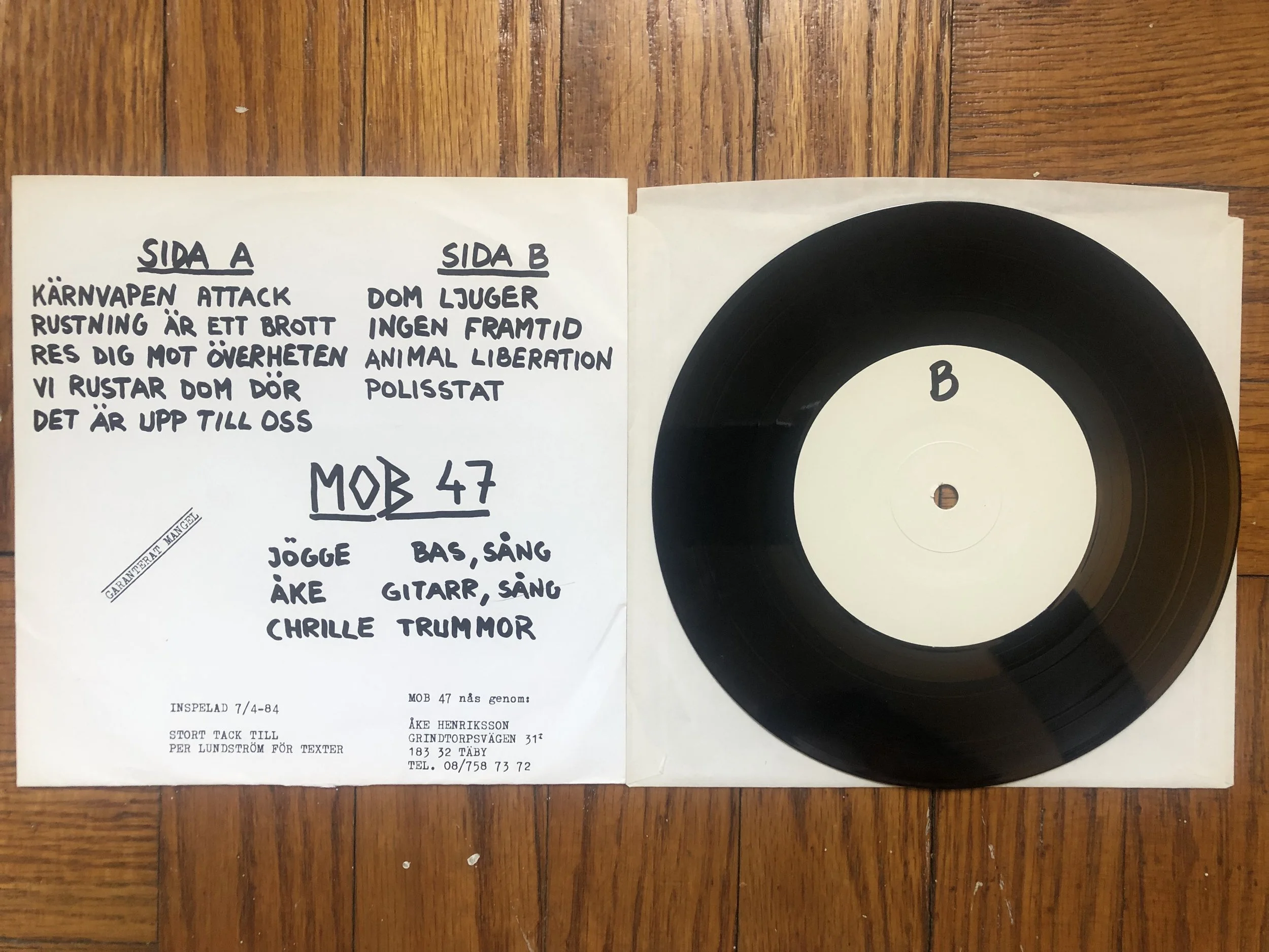 Stockholm's Mangel: The Legend of Mob 47's Bowling Alley Studio